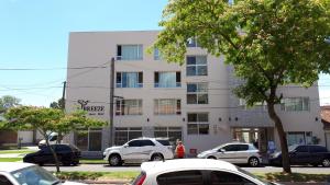 Bygningen som lejlighedshotellet ligger i