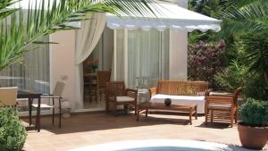 Zahrada ubytování Villa Rosa Sitges