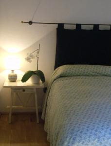 Een bed of bedden in een kamer bij Podere Le Querce