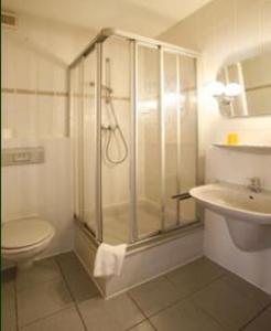 Koupelna v ubytování Hotel Zum Kanzler
