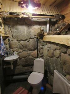 Koupelna v ubytování Metsatu Valge Elevandi puhkemaja