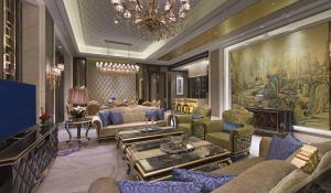 Posezení v ubytování Wanda Vista Lanzhou
