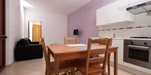 Kuchyň nebo kuchyňský kout v ubytování Aparthotel Praiano