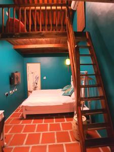 Postel nebo postele na pokoji v ubytování Zhu Shan Homestay
