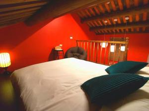 Postel nebo postele na pokoji v ubytování Zhu Shan Homestay