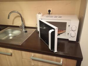 Kuchyňa alebo kuchynka v ubytovaní Apartament 454 w hotelu Diva