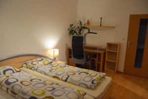 Voodi või voodid majutusasutuse Apartmán Zderadova toas