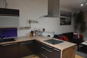 Köök või kööginurk majutusasutuses Apartmán Zderadova