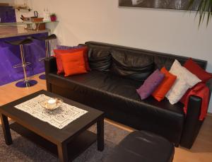 Istumisnurk majutusasutuses Apartmán Zderadova