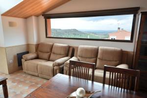 A seating area at El Castillo de Celia