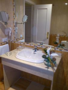 Ett badrum på Hotel Mirador