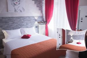Postel nebo postele na pokoji v ubytování Aurelia Rooms
