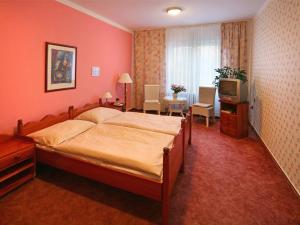Voodi või voodid majutusasutuse Hotel Solaster Garni toas