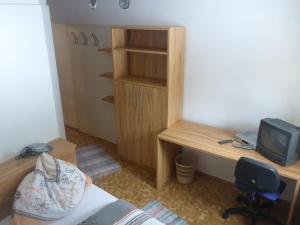 Telewizja i/lub zestaw kina domowego w obiekcie Pension - Bauernhof