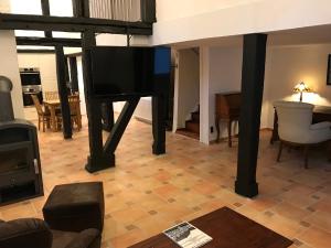 Posezení v ubytování Villa Dornröschen Hofgeismar