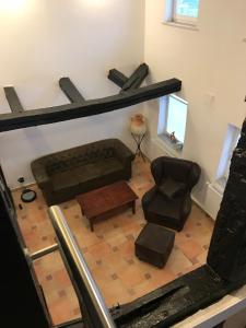 Posezení v ubytování Villa Dornröschen Hofgeismar