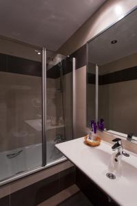 Koupelna v ubytování Hotel Río Hortega