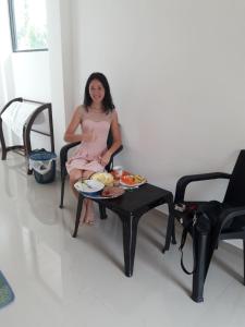 Jídlo v hostelu nebo okolí