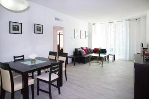 Χώρος καθιστικού στο SIAN ocean apartments