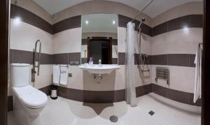 Koupelna v ubytování Hotel Río Hortega