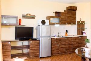 A kitchen or kitchenette at Sea View Rental Front Beach