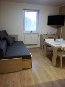 Kuchyň nebo kuchyňský kout v ubytování Apartmán U Zámku