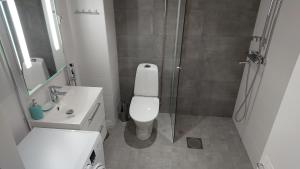 Ένα μπάνιο στο Reindeer City Apartment +17 φωτογραφίες