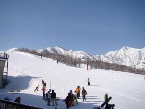 Hakuba Park Hotel v zimě