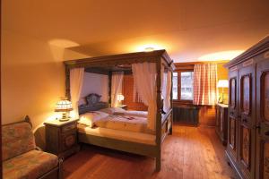 Postel nebo postele na pokoji v ubytování Alps Villa