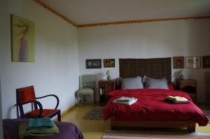 Postel nebo postele na pokoji v ubytování Mistoury