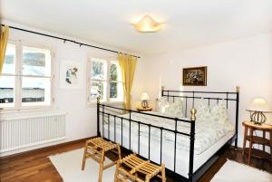 Posteľ alebo postele v izbe v ubytovaní Landhaus Mooslechner