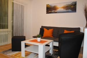 Posezení v ubytování Familienapartment Sunnseitn