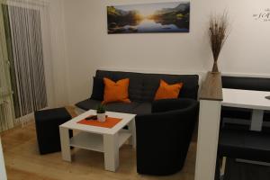 Posezení v ubytování Familienapartment Sunnseitn