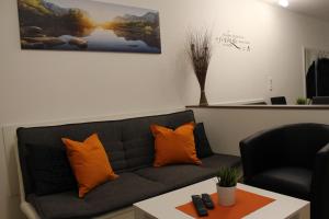 Posezení v ubytování Familienapartment Sunnseitn