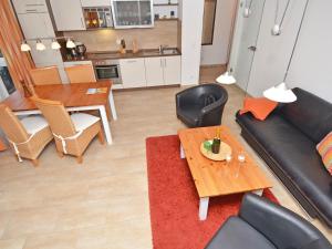 Küche/Küchenzeile in der Unterkunft Haus Möwe - Apt. 07