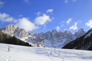 Casa Fiemme Panchià v zime