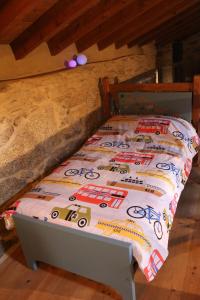 Postel nebo postele na pokoji v ubytování Bodega rural tipo loft