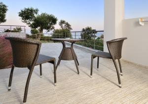 Balkón alebo terasa v ubytovaní Krotiri Resort
