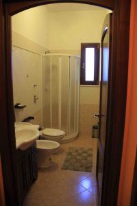 Ett badrum på Il Quadrifoglio