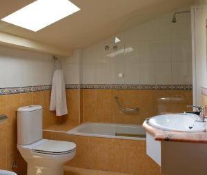 Koupelna v ubytování Hotel Río Cabia