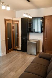 A kitchen or kitchenette at VIP Hotel