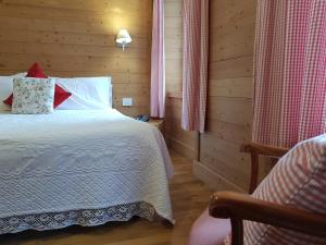 Postel nebo postele na pokoji v ubytování Hotel Pedretti