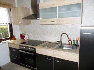Dapur atau dapur kecil di Ferienwohnung Hoffmann