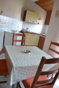 Kuchyň nebo kuchyňský kout v ubytování Apartments Lera