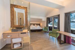 Voodi või voodid majutusasutuse Lifesport Hotel Hechenmoos toas