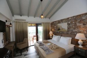 Posteľ alebo postele v izbe v ubytovaní Skiathos Argento