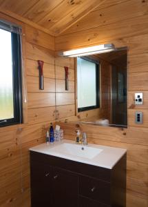 A bathroom at Astelia Lodge