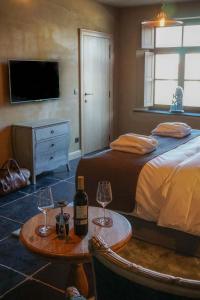 Postel nebo postele na pokoji v ubytování Boutique Hotel De Brakelhoen