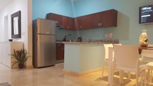 Kuchyň nebo kuchyňský kout v ubytování Quetzal Apartment