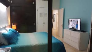 TV a/nebo společenská místnost v ubytování Quetzal Apartment